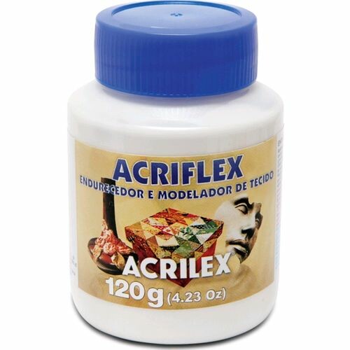 Acriflex 120 g - endurecedor e modelador de tecido da Acrilex